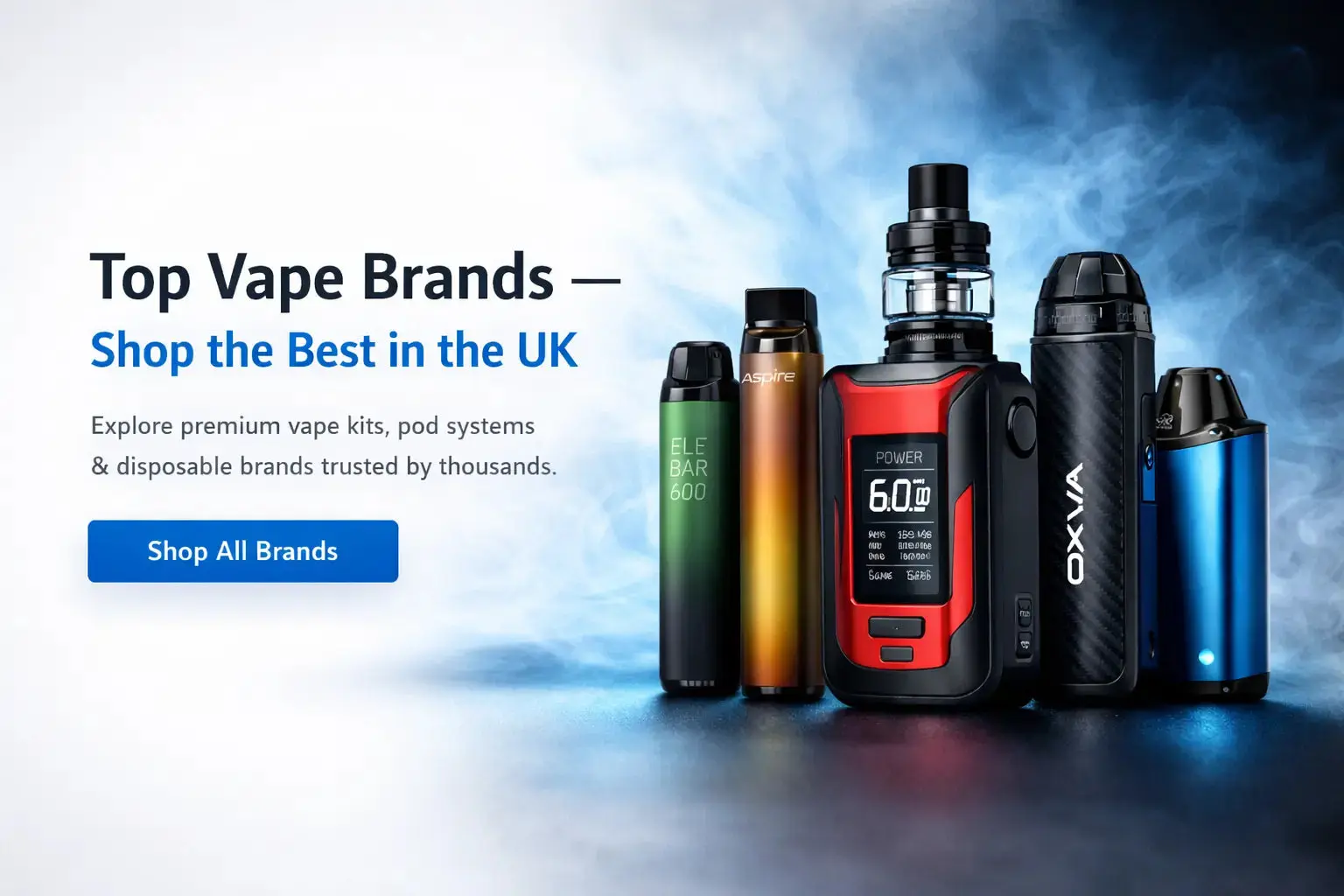 Disposable Vapes UK 2026 – Best brands and legal alternatives at Yarts Land